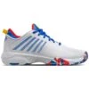 K-Swiss Hypercourt Supreme Men's Tennis Shoe (White/Classic Blue/Berry Red)