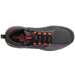 K-Swiss Ultrashot 3 Men's Tennis Shoe (Asphalt/Black/Orange) -Ball Games Store 06988 061.06
