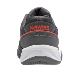 K-Swiss BigShot Light 4 Men's Tennis Shoe (Asphalt/White/Orange) -Ball Games Store 06989 010.03