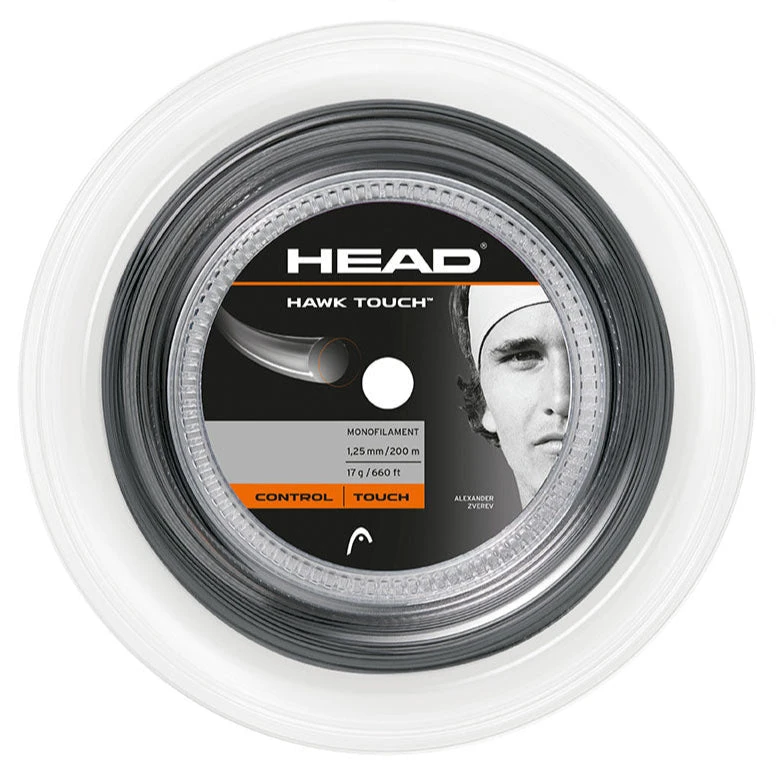 Head Hawk Touch 17/1.25 Tennis String Reel (Anthracite) 1 Head Hawk Touch 17/1.25 Tennis String Reel (Anthracite)