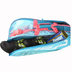 Head Tour Team Combi 6 Pack Racquet Bag (Blue/Pink) -Ball Games Store 283150BLPK 2