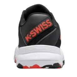 K-Swiss Court Express OMNI Junior Tennis Shoe (Black/White/Orange) -Ball Games Store 86609 060.03