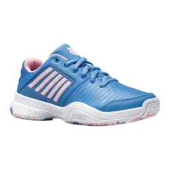 K-Swiss Court Express OMNI Junior Tennis Shoe (Blue/Pink/White) -Ball Games Store 86609 454.01