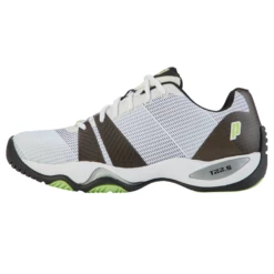 Prince T22.5 Men's Tennis Shoe (White/Green/Black) -Ball Games Store 8P491149 LATERAL