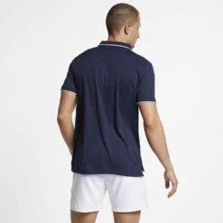 Nike Men's Court Dri-Fit Team Polo (Navy/White) -Ball Games Store 939137 452 PHSBM001 1000
