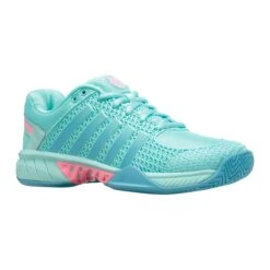 K-Swiss Express Light Women's Pickleball Shoe (Mint/Pink) -Ball Games Store 96563 436.01
