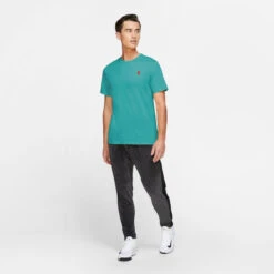 Nike Men's Court Top (Washed Teal) -Ball Games Store BV5809 392 PHSYM002 3144