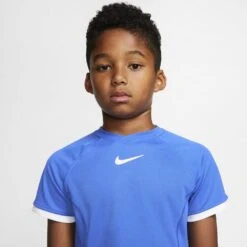 Nike Boy's Court Dri-Fit Top (Blue) -Ball Games Store CD6131 480 PHSYM001 1000