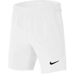 Nike Boys Court Flex Ace Shorts (White/Black) 13 Nike Boys Court Flex Ace Shorts (White/Black) -Ball Games Store CI9409 100 PHSFH001 1000