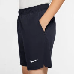 Nike Boy's Court Flex Ace Shorts (Obsidian/White) 7 Nike Boy's Court Flex Ace Shorts (Obsidian/White) -Ball Games Store CI9409 452 PHSYM001 3144