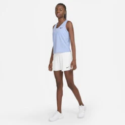 Nike Women's Dri-FIT Victory Tank (Aluminum/Black) -Ball Games Store CV4784 468 PHSYM003 3144