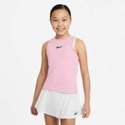 Nike Girls' Dri-FIT Victory Tank (Regal Pink/Black)