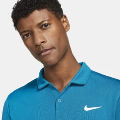Nike Men's Dri-FIT Victory Polo (Green Abyss/White) -Ball Games Store CW6849 301 PHSYM002 3144