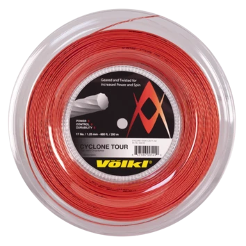 Volkl Cyclone Tour 17/1.25 Tennis String Reel (Red) 1 Volkl Cyclone Tour 17/1.25 Tennis String Reel (Red)
