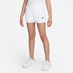 Nike Girls' Dri-FIT Victory Shorts (White/Black) -Ball Games Store DB5612 100 PHSFM001 3144
