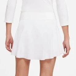 Nike Women's Dri-FIT Club Tennis Skirt (White/Black) -Ball Games Store DB5935 100 PHSYM001 3144 scaled