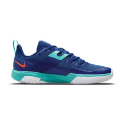 Nike Vapor Lite Men's Tennis Shoe (Blue/Turquoise/Orange/White) -Ball Games Store DC3432 414 PHSRH001 3144