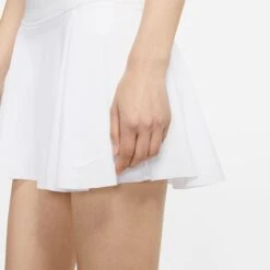 Nike Women's Dri-FIT Club Tennis Skirt (White) -Ball Games Store DD0341 100 PHSYM003 3144