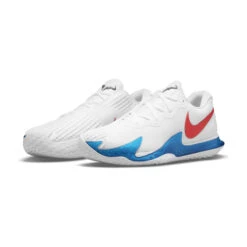 Nike Zoom Vapor Cage 4 Rafa Men's Tennis Shoe (White/Red/Blue) -Ball Games Store DD1579 113 PHCFH001 3144