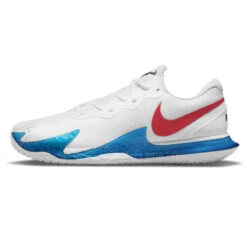 Nike Zoom Vapor Cage 4 Rafa Men's Tennis Shoe (White/Red/Blue) -Ball Games Store DD1579 113 PHSLH000 3144