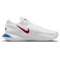 Nike Zoom Vapor Cage 4 Rafa Men's Tennis Shoe (White/Red/Blue) -Ball Games Store DD1579 113 PHSRH001 3144