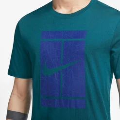 Nike Men's Seasonal Tennis Top (Bright Spruce) -Ball Games Store DD8404 367 PHSYM001 3144