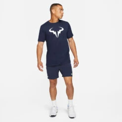 Nike Men's Dri-FIT Rafa Top (Obsidian/White) -Ball Games Store DJ2582 451 PHSYM002 3144
