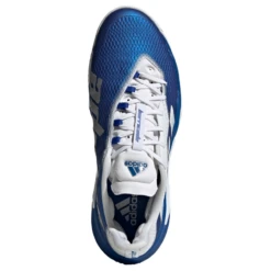 Adidas Barricade Men's Tennis Shoe (Royal Blue/Cloud White/Silver Metallic) -Ball Games Store FZ3936 FTW photo top portrait white