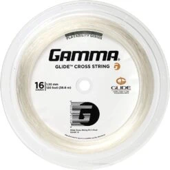 Gamma Glide 16/1.30 Tennis String Mini Reel (Crystal)