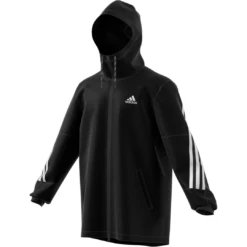 Adidas Men's 3 Stripes Tape Jacket (Black/White) -Ball Games Store GM5752 APP virtual standard white