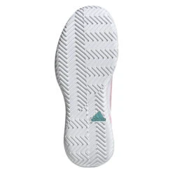 Adidas Defiant Speed Women's Tennis Shoe (Pink/White) -Ball Games Store GV9529 4 FOOTWEAR Photography BottomView transparent