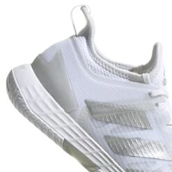 Adidas Adizero Ubersonic 4 Women's Tennis Shoe (White/Silver/Grey) -Ball Games Store GW2513 8 FOOTWEAR Photography DetailView1 white