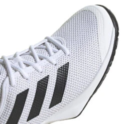Adidas CourtFlash Men's Tennis Shoe (White/Black) -Ball Games Store GW2518 8 FOOTWEAR Photography DetailView1 white