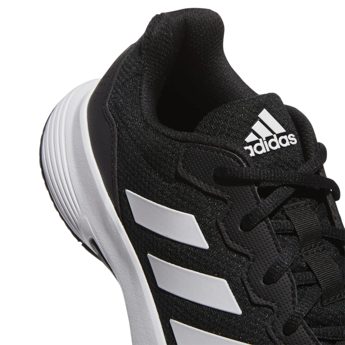 Adidas GameCourt 2 Men's Tennis Shoe (Black/White) 9 Adidas GameCourt 2 Men's Tennis Shoe (Black/White) - Image 9