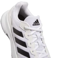 Adidas GameCourt 2 Men's Tennis Shoe (White/Black) -Ball Games Store GW2991 8 FOOTWEAR Photography DetailView1 white