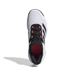 Adidas Ubersonic 4 Junior Tennis Shoe (White/Black/Red) -Ball Games Store GW2997 3 FOOTWEAR Photography TopPortraitView white