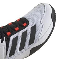 Adidas Ubersonic 4 Junior Tennis Shoe (White/Black/Red) -Ball Games Store GW2997 9 FOOTWEAR Photography DetailView2 white
