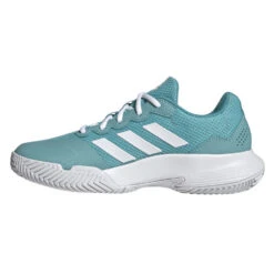 Adidas GameCourt 2 Women's Tennis Shoe (Mint Ton/Cloud White) -Ball Games Store GW6262 5