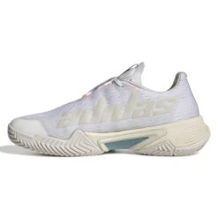 Adidas Barricade Parley Women's Tennis Shoe (White/Grey) -Ball Games Store GX6417 5 FOOTWEAR Photography SideMedialCenterView white
