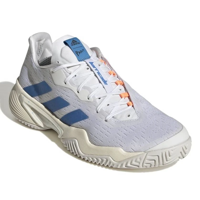 Adidas Barricade Parley Men's Tennis Shoe (White/Blue) 2 Adidas Barricade Parley Men's Tennis Shoe (White/Blue) - Image 2