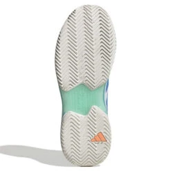 Adidas CourtJam Control Men's Tennis Shoe (Mint/Blue/White) -Ball Games Store GY4002 4 FOOTWEAR Photography BottomView white