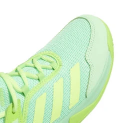 Adidas Ubersonic 4 Junior Tennis Shoe (Beam Green/Signal Green) 15 Adidas Ubersonic 4 Junior Tennis Shoe (Beam Green/Signal Green) -Ball Games Store GY4019 9 FOOTWEAR Photography DetailView2 white