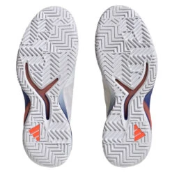 Adidas Adizero Cybersonic Men's Tennis Shoe (White/Black) -Ball Games Store GY9634 4 FOOTWEAR Photography BottomView transparent 1