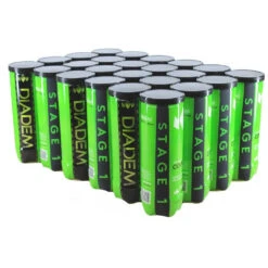 Diadem Premier Stage 1 Green Felt Junior Tennis Balls - 24 Can Case
