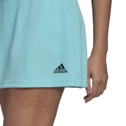 Adidas Women's Club Tennis Skirt (Aqua/Black) -Ball Games Store HB8016 6 APPAREL OnModel DetailView1 white