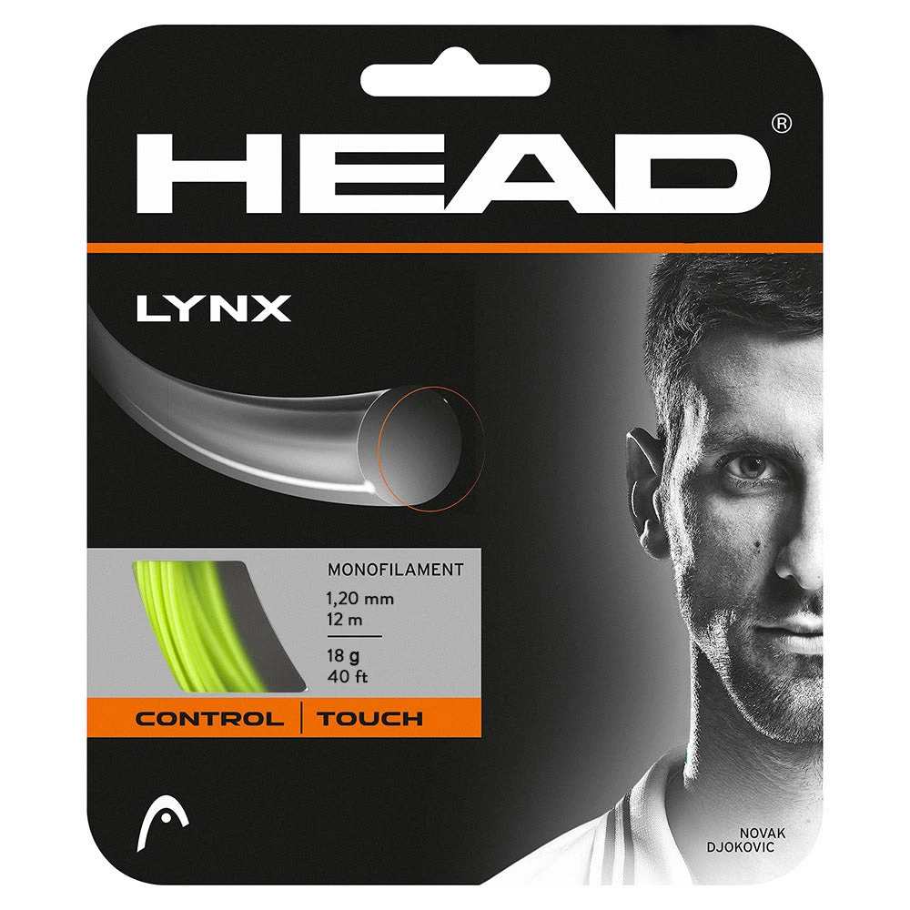 Head Lynx 18/1.20 Tennis String (Yellow) 1 Head Lynx 18/1.20 Tennis String (Yellow)