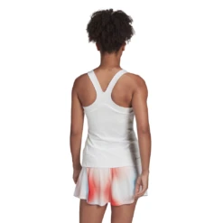 Adidas Women's Tennis Y-Tank Top (White) -Ball Games Store HF0842 APP on model back white