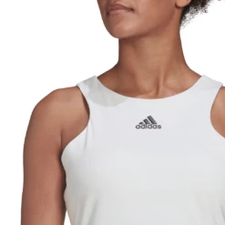Adidas Women's Tennis Y-Tank Top (White) -Ball Games Store HF0842 APP on model detail 1 white
