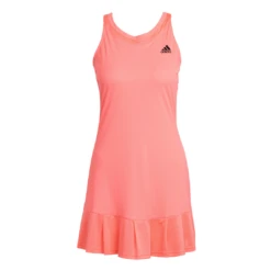 Adidas Women's Club Dress (Orange/Black) -Ball Games Store HF1773 APP photo standard top part white