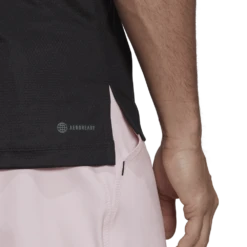 Adidas Men's US Series Top (Black) -Ball Games Store HH9472 10 APPAREL OnModel DetailView3 transparent